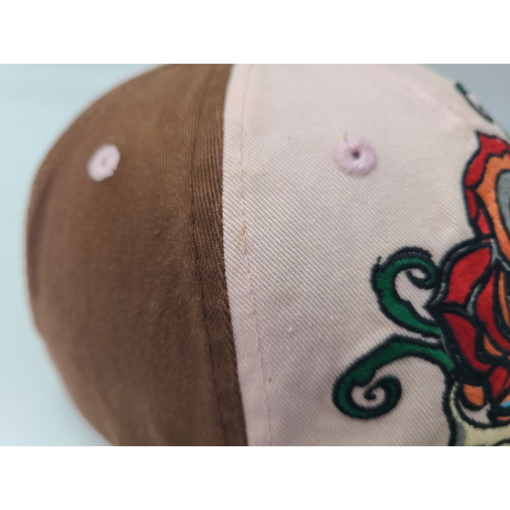 Women Bon Jovi Rose Adjustable Hat Cap Cotton Casual Rock Band Music Pink Brown - Picture 5 of 15